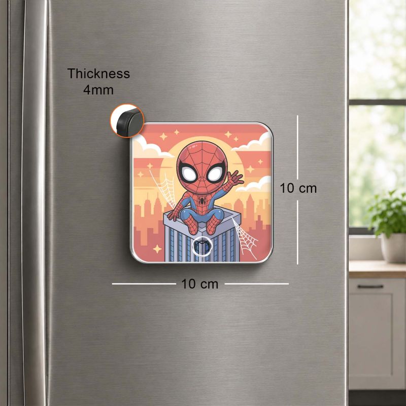 Musical Fridge Magnet Superhero Ironman Theme Magnet with Playing Song Feature Home Decoration Birthday Return Gift